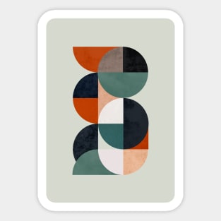 Mid Century Modern 9 Sticker